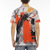 Men's Polo Shirt Modern Art Abstraction