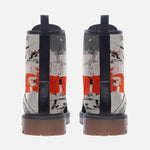 Leather Boots Modern Art Abstraction
