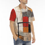 Men's Polo Shirt Modern Art Abstraction