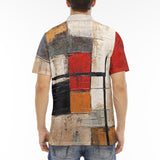 Men's Polo Shirt Modern Art Abstraction