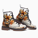 Leather Boots Watercolor Giraffe