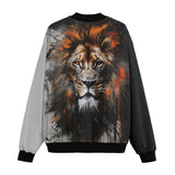 Bomber Jacket Lion Splashes Artwork