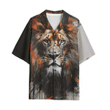 Hawaiian Shirt Lion Splashes Artwork