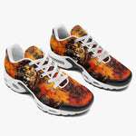 Air Cushion Sneakers Coloured Splashes Artwork Lion