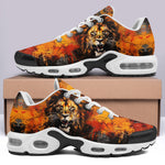 Air Cushion Sneakers Coloured Splashes Artwork Lion