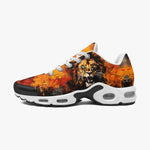 Air Cushion Sneakers Coloured Splashes Artwork Lion