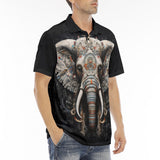 Men's Polo Shirt Totem Elephant