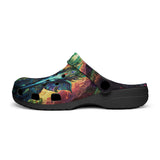 Classic Clogs Psychedelic Ganesha Art