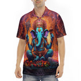 Men's Polo Shirt Hindu God Ganesha