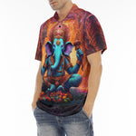 Men's Polo Shirt Hindu God Ganesha