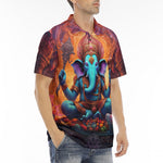 Men's Polo Shirt Hindu God Ganesha