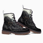 Leather Boots Black Octopus Monster