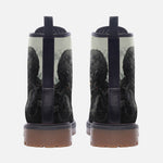 Leather Boots Black Octopus Monster