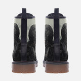 Leather Boots Black Octopus Monster