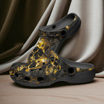 Classic Clogs Golden Skull Motifs