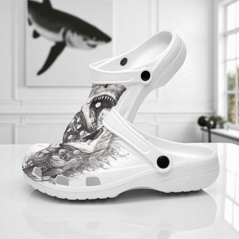 Classic Clogs Shark Drawing