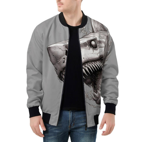 Bomber Jacket Shark with Water Splash