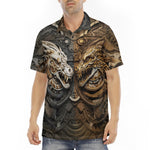 Men's Polo Shirt Dragons Artwork