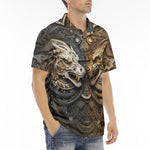 Men's Polo Shirt Dragons Artwork