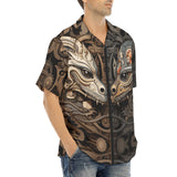 Hawaiian Shirt Two Mechanical Dragon Heads