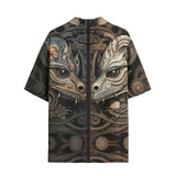 Hawaiian Shirt Two Mechanical Dragon Heads