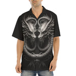 Hawaiian Shirt Two Metal Dragons Art