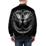 Bomber Jacket Two Metal Dragons Art