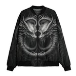Bomber Jacket Two Metal Dragons Art