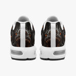 Air Cushion Sneakers Demonic Skull with Red Eyes
