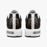 Air Cushion Sneakers Demonic Skull with Red Eyes