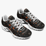Air Cushion Sneakers Demonic Skull with Red Eyes