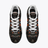 Air Cushion Sneakers Demonic Skull with Red Eyes