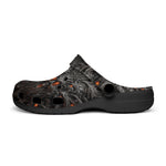 Classic Clogs Demonic Skull with Red Eyes