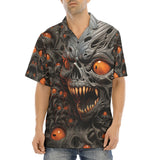 Hawaiian Shirt Evil Zombie Skull