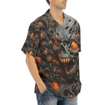 Hawaiian Shirt Evil Zombie Skull