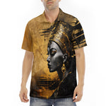 Men's Polo Shirt Golden Egyptian Queen