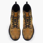 Casual Leather Chunky Boots Golden Egyptian Queen