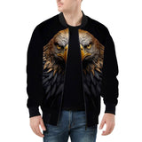 Bomber Jacket Golden Eagle Head