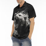 Men's Polo Shirt Angry Bear Roar