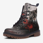 Leather Boots Bloody Wolf Art