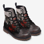 Leather Boots Bloody Wolf Art