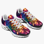 Air Cushion Sneakers Neon Art Pattern