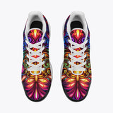 Air Cushion Sneakers Neon Art Pattern