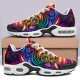 Air Cushion Sneakers Neon Art Pattern