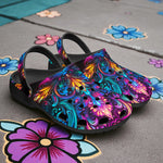 Classic Clogs Neon Art Pattern