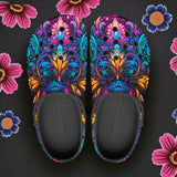 Classic Clogs Neon Art Pattern
