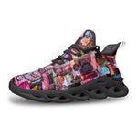 Sports Sneakers Neon Signs Light Collage