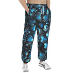 Men's Sweatpants Blue Glass Hearts