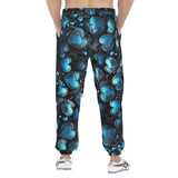 Men's Sweatpants Blue Glass Hearts