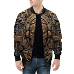 Bomber Jacket Gold Aztec Mystic Mechanisms